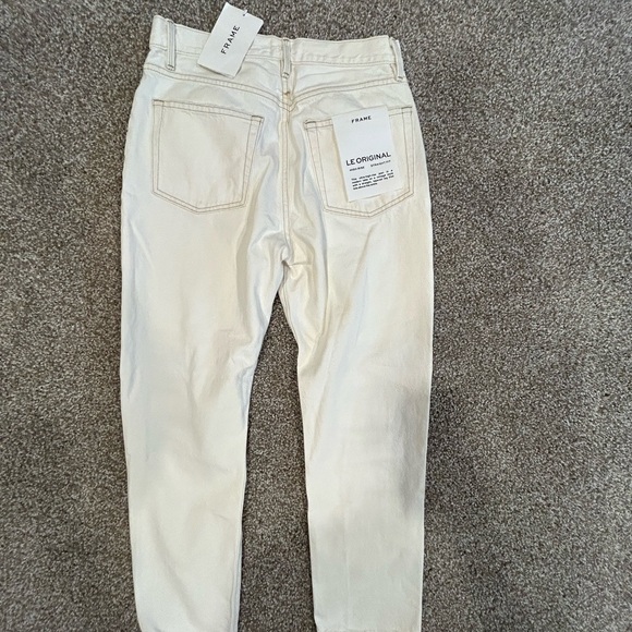 Frame Le Original High Rise Straight Jeans - Picture 4 of 6